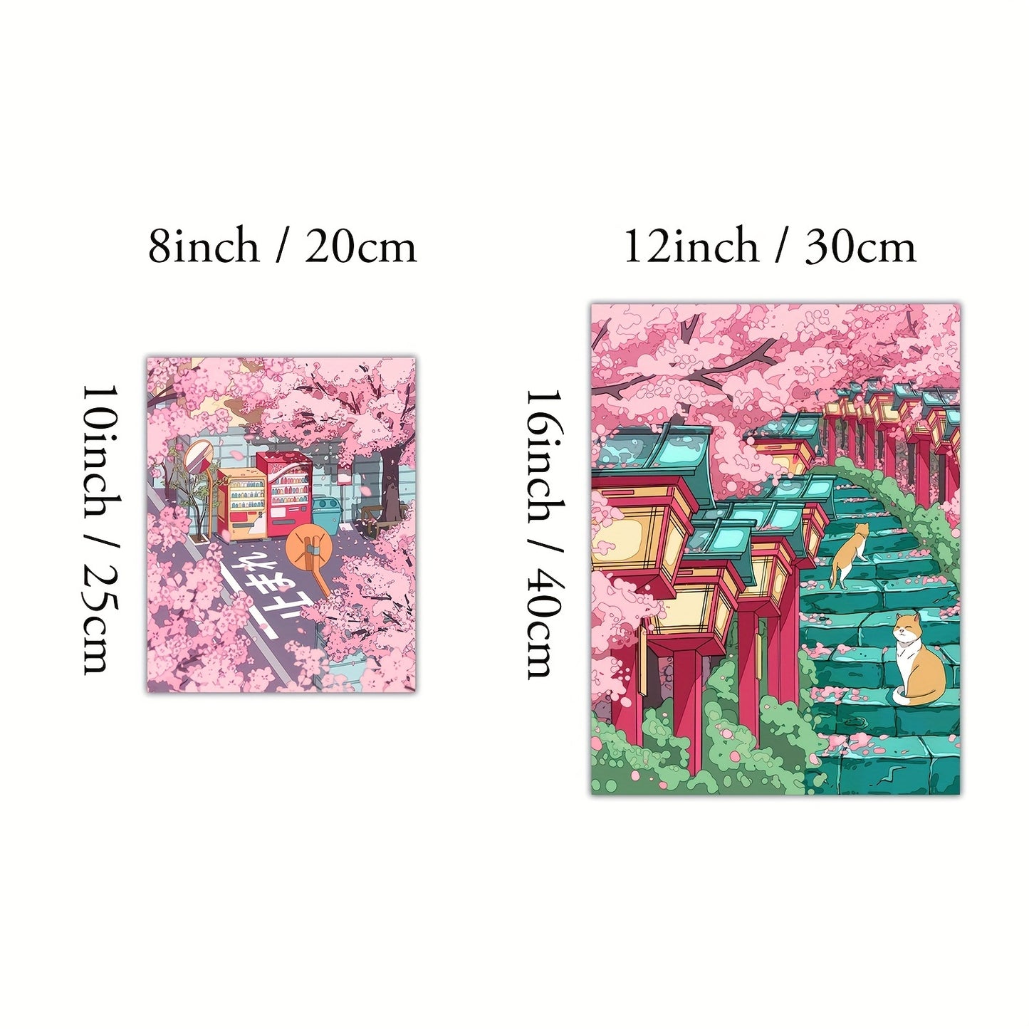 Japanese Sakura Anime Wall Art
