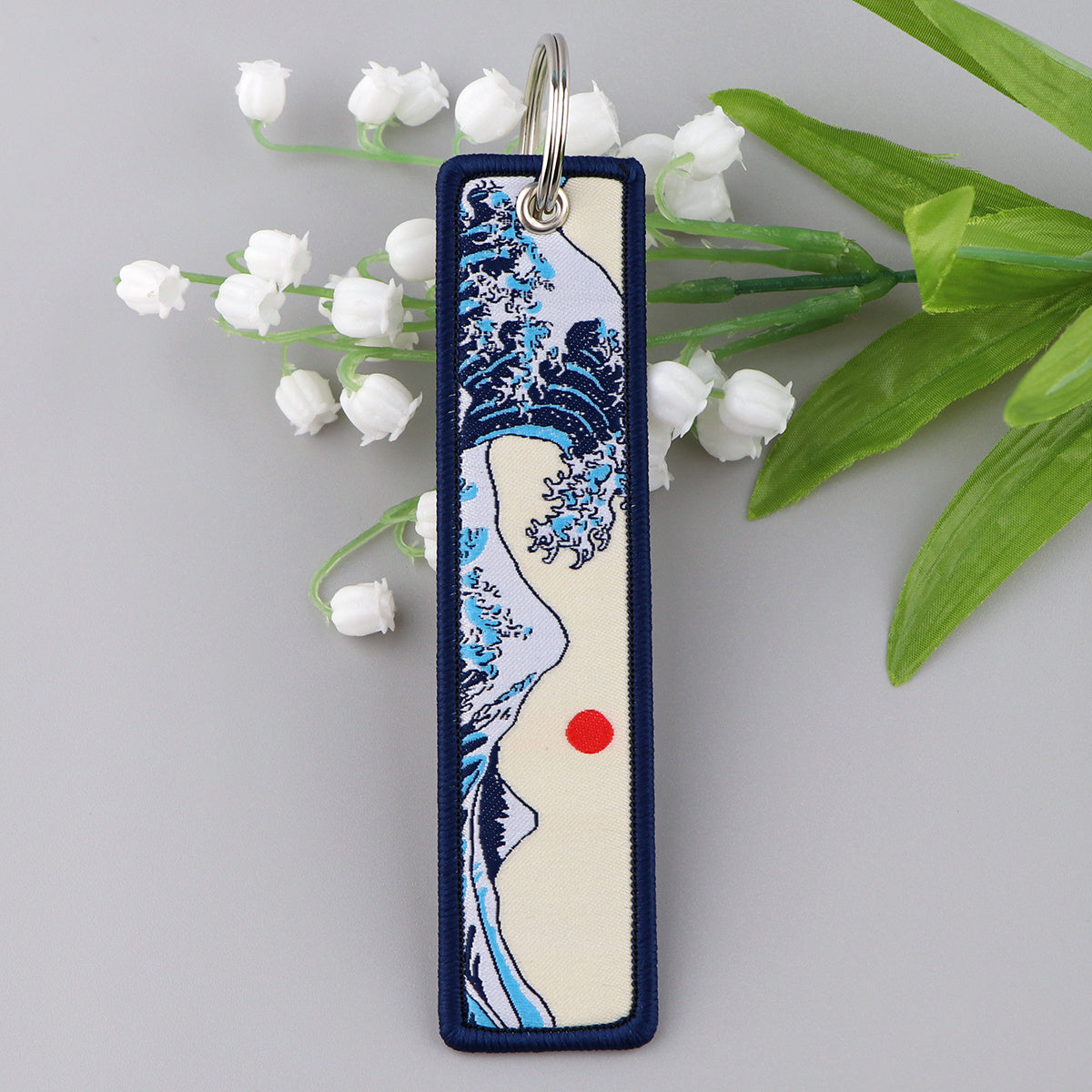 Blue Sea Wave Keychain