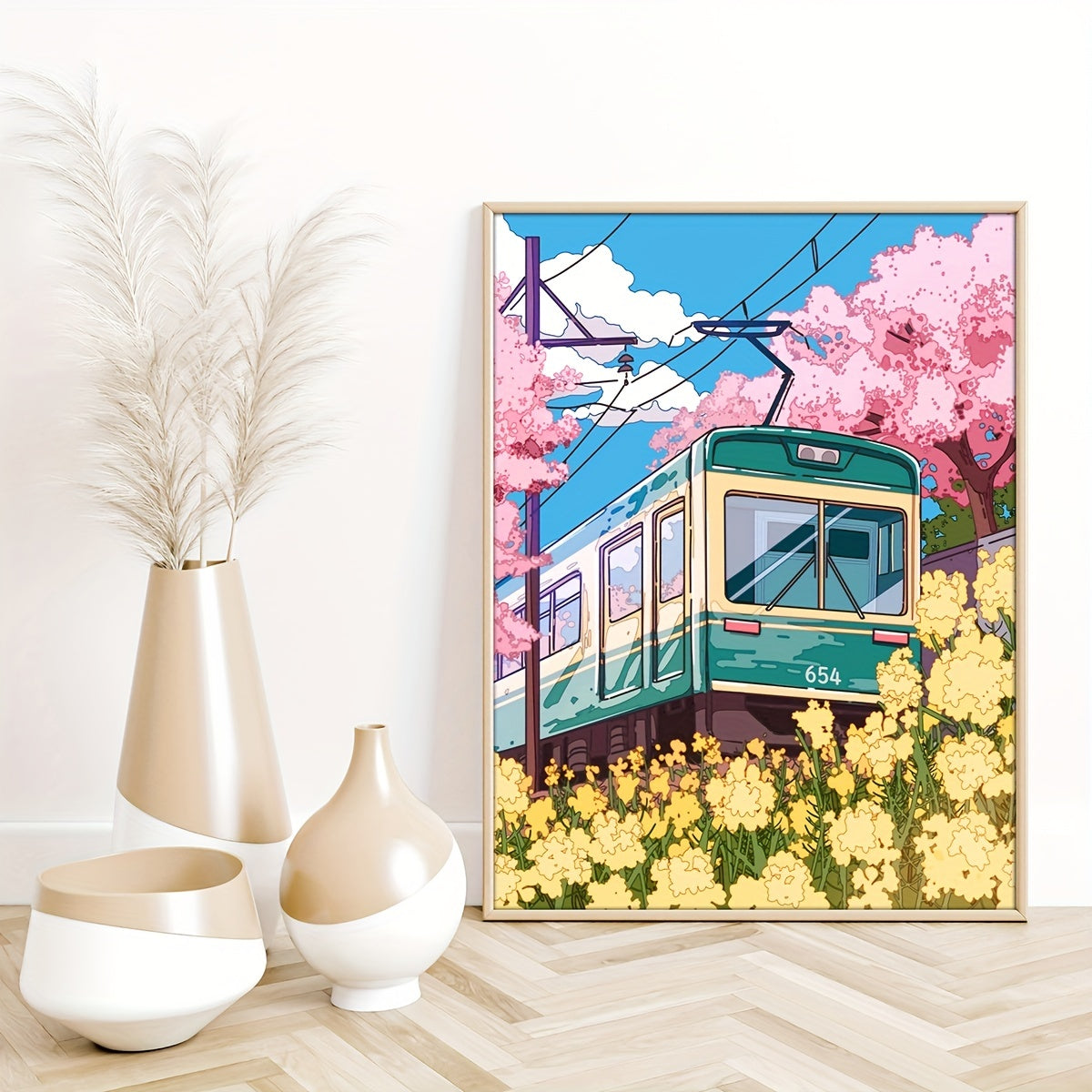 Japanese Sakura Anime Wall Art