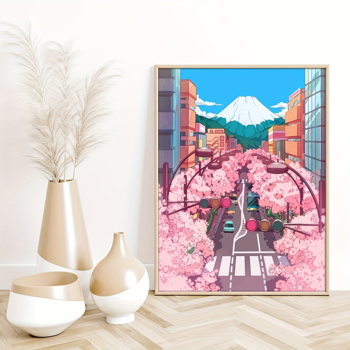 Japanese Sakura Anime Wall Art