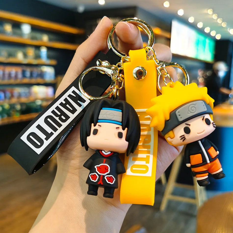 Naruto Keychain Collection—stylish PVC keyrings