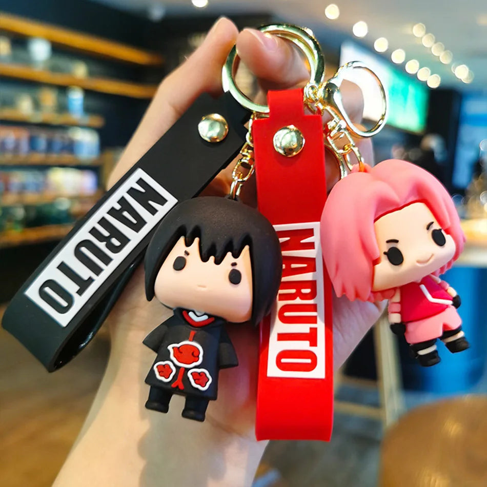 Naruto Keychain Collection—stylish PVC keyrings