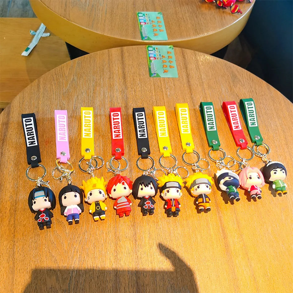 Naruto Keychain Collection—stylish PVC keyrings