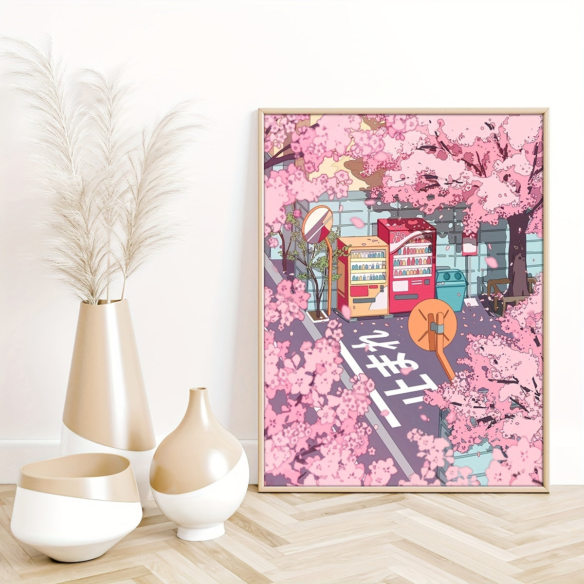 Japanese Sakura Anime Wall Art