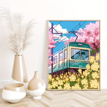 Japanese Sakura Anime Wall Art