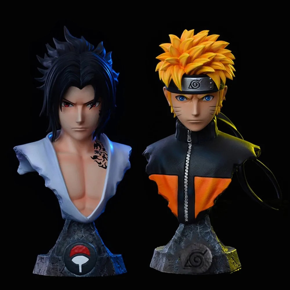 NARUTO Anime Figurines - Madara, Sasuke, Kakashi, Minato PVC Statue Models (10-14cm) – Collectible Toys & Perfect Gift!