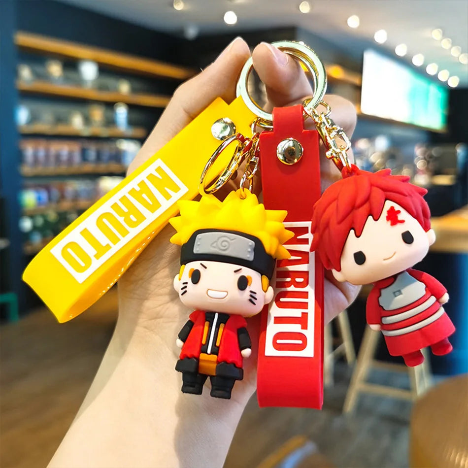 Naruto Keychain Collection—stylish PVC keyrings