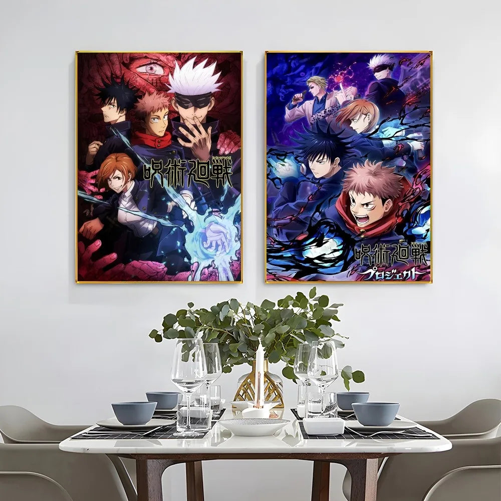 Jujutsu Kaisen Anime Poster - Wall Art for Room, Café, or Bar Décor