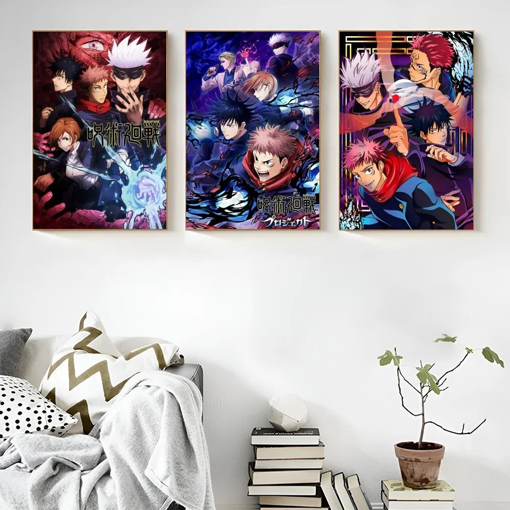 Jujutsu Kaisen Anime Poster - Wall Art for Room, Café, or Bar Décor