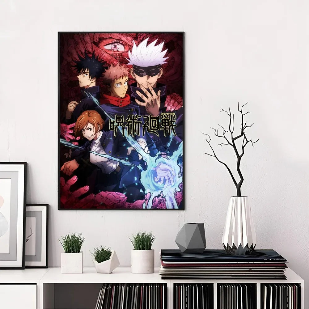 Jujutsu Kaisen Anime Poster - Wall Art for Room, Café, or Bar Décor