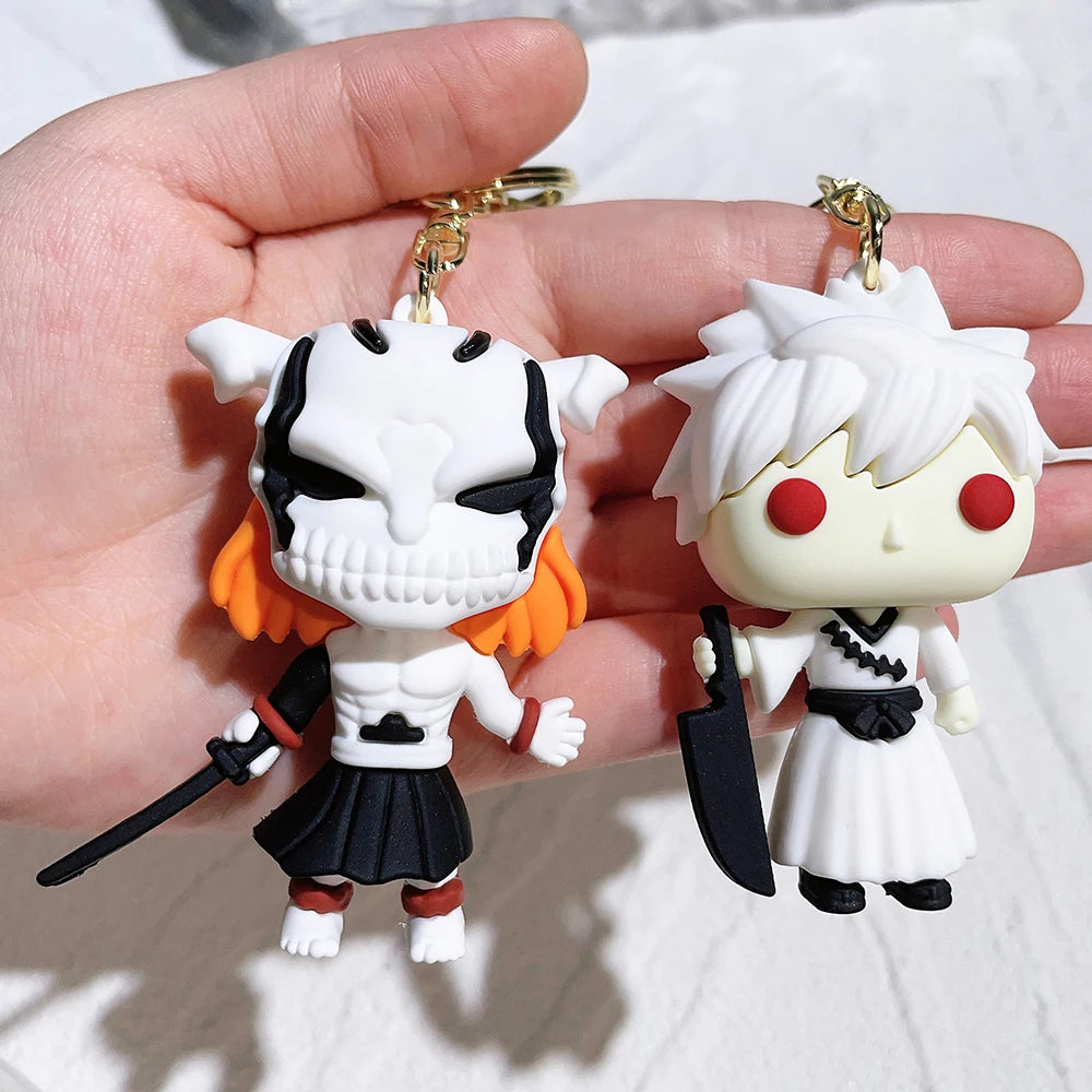 Bleach Anime Keychain - Silicone Pendant for Fans, Bags, & Cars