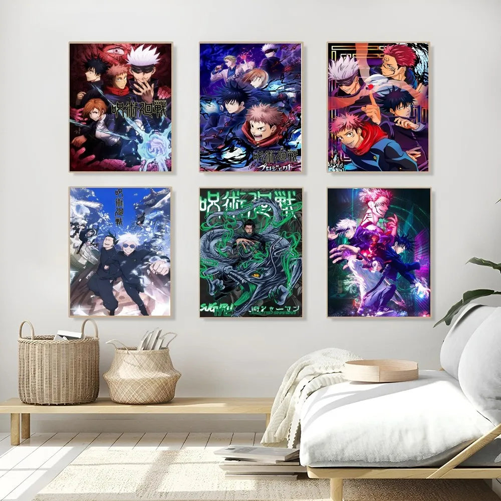 Jujutsu Kaisen Anime Poster - Wall Art for Room, Café, or Bar Décor