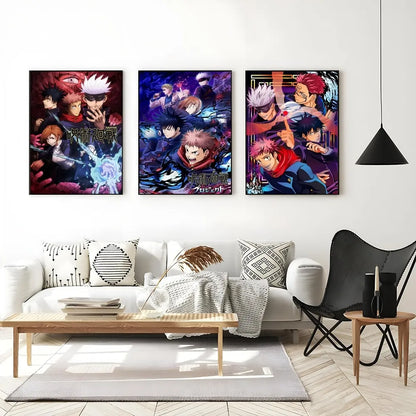 Jujutsu Kaisen Anime Poster - Wall Art for Room, Café, or Bar Décor