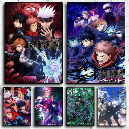 Jujutsu Kaisen Anime Poster - Wall Art for Room, Café, or Bar Décor