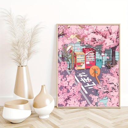 Japanese Sakura Anime Wall Art