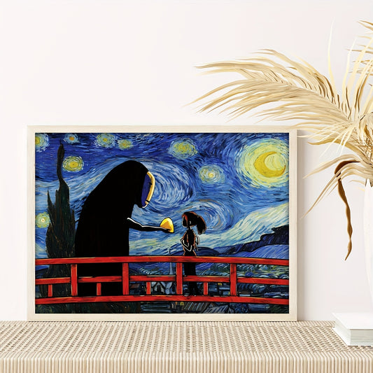 Starry Night Poster, Spirited Away